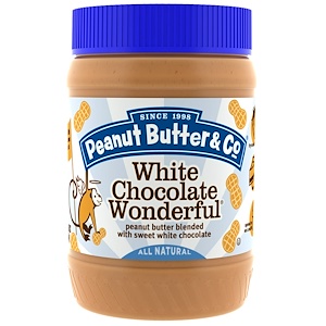 Peanut Butter & Co., White Chocolate Wonderful, арахисовое масло, смешанное со сладким белым шоколадом, 454 г Peanut Butter & Co., White Chocolate Wonderful, арахисовое масло, смешанное со сладким белым шоколадом, 454 г