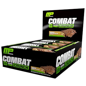 MusclePharm, Combat Crunch Bars, Chocolate Peanut Butter Cup, 12 Bars MusclePharm, Combat Crunch Bars, Chocolate Peanut Butter Cup, 12 Bars