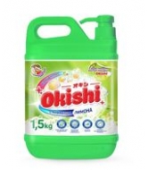 Средство для мытья посуды Okishi с ароматом бодрящего лимона 1,5кг Средство для мытья посуды Okishi с ароматом бодрящего лимона 1,5кг
