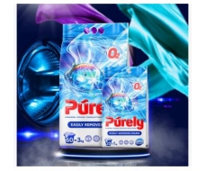 Стиральный порошок Purely с кислородным отбеливателем 3 кг. Стиральный порошок Purely с кислородным отбеливателем 3 кг.
