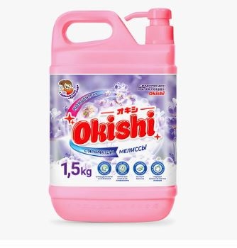 Средство для мытья посуды Okishi Мелисса 1,5л Средство для мытья посуды Okishi Мелисса 1,5л