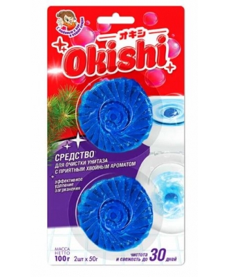 Блок гигиенический для унитаза Okishi 50 гр*2 шт Блок гигиенический для унитаза Okishi 50 гр*2 шт