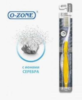 O-ZONE Зуб.Щетка SILVER SLIM TOOTHBRUSH (С ионами серебра)
