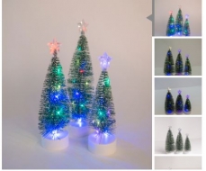 Набор из трех светодиодных елок 'Елочки с гирляндой 2'