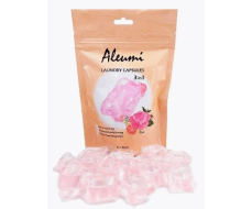 Aleumi Жидкое средство для стирки в капсулах 3в1, 1 камера 8гр, ROSE, 30шт/пакет Aleumi Жидкое средство для стирки в капсулах 3в1, 1 камера 8гр, ROSE, 30шт/пакет
