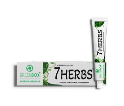 7HERBS. Китайская мазь 7 трав от кожных заболеваний