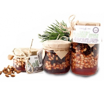 Варенье из сосновой шишки с кедровым орехом 