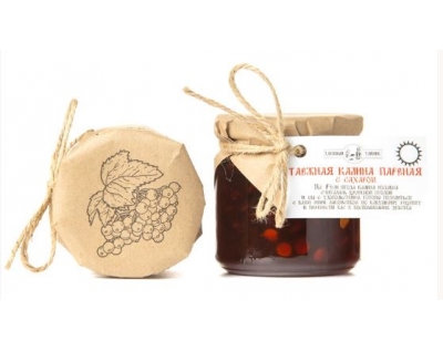 Таёжная калина пареная с сахаром Таёжная калина пареная с сахаром