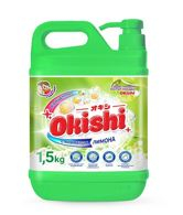 Средство для мытья посуды Okishi с ароматом бодрящего лимона 1,5кг 