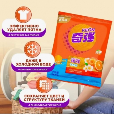 Keon Порошок д/стирки универс. бесфосфатн. д/в тип.белья Иланг-иланг 