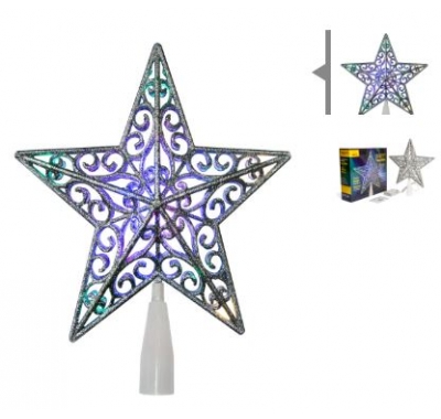 Светодиодная система B52 'BLIZZARD' МАКУШКА НА ЕЛЬ, серебро Светодиодная система B52 'BLIZZARD' МАКУШКА НА ЕЛЬ, серебро