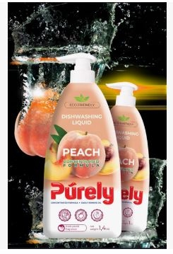 Средство для мытья посуды Purely Персик 1л
