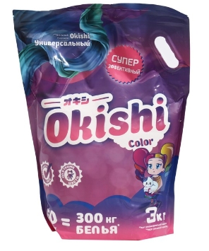 Стиральный порошок Okishi универсальный Color 3 кг;