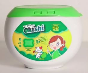 Капсулы для стирки Okishi 8 г.*100 шт. Яблоко 1/20 Капсулы для стирки Okishi 8 г.*100 шт. Яблоко 1/20